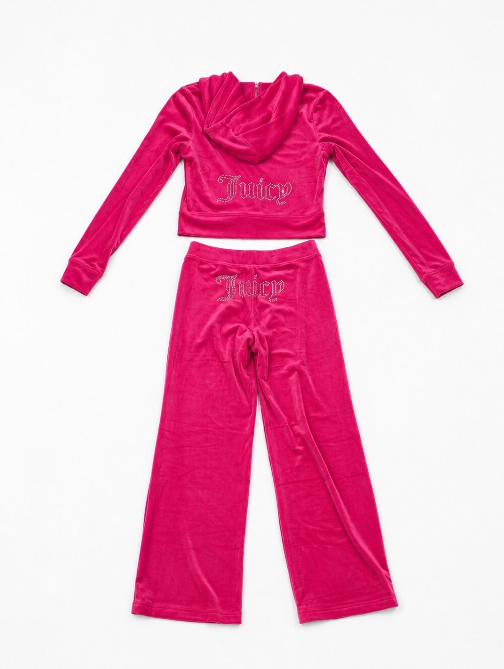 Juicy Couture OG Pink Velour Track Suit *Top & Bottom Included* Y2K Vibes - NWT - Picture 3 of 10